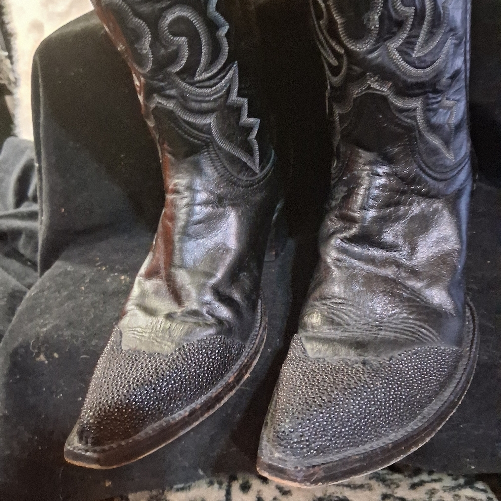 Black Heeled Boots